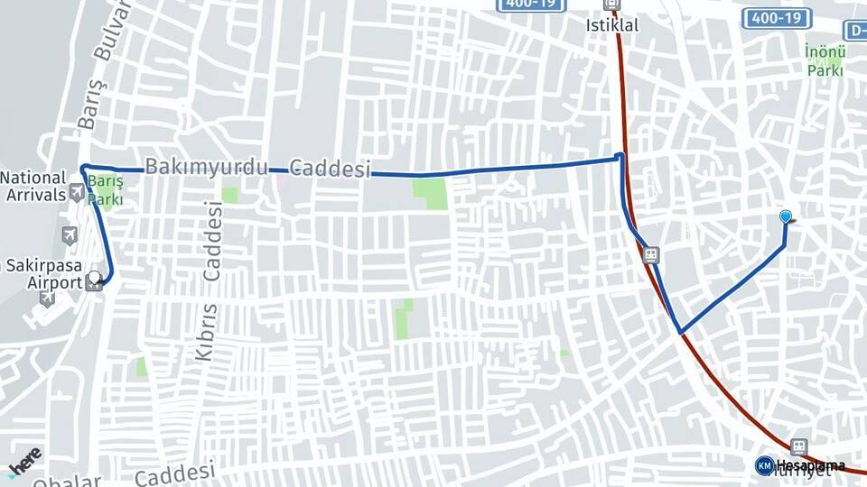 Adana Adana Havalimanı Arası Kaç Km - Yol Haritası