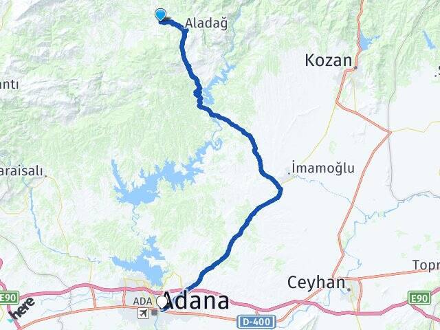 Kabasakal Yüreğir Otogarı Arası Kaç Km - Yol Tarifi