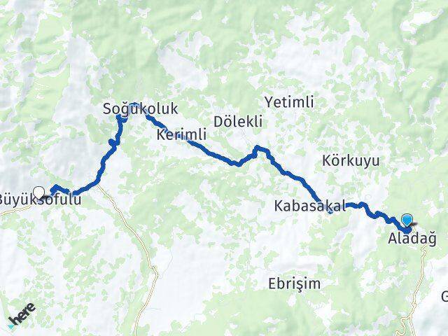 Mansurlu Büyüksofulu Arası Kaç Km - Yol Tarifi