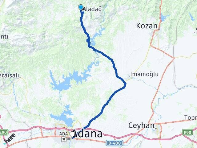 Mansurlu Yüreğir Otogarı Arası Kaç Km - Yol Tarifi