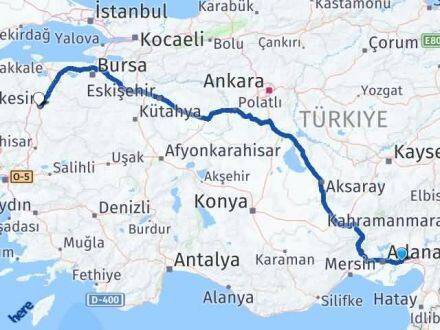 Küçükburhaniye Balıkesir Arası Kaç Km - Yol Tarifi