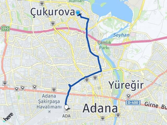 Mahfesığmaz Adana Havalimanı Arası Kaç Km - Yol Tarifi