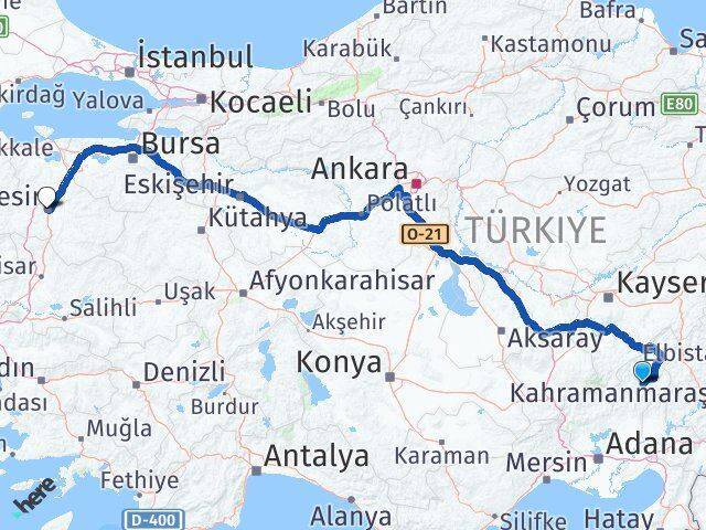 Feke Balıkesir Arası Kaç Km - Yol Tarifi