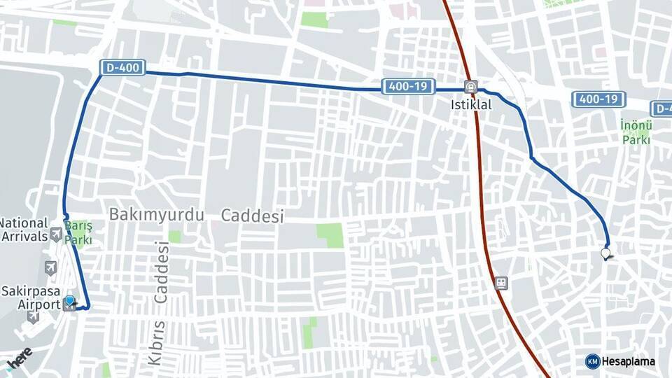 Adana Havalimanı Adana Arası Kaç Km - Yol Tarifi