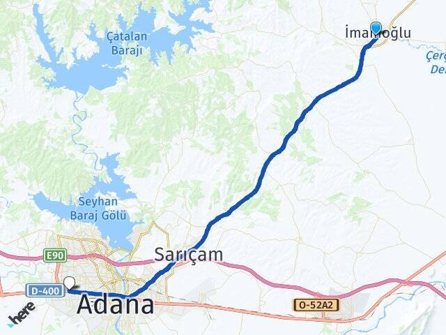 Hürriyet Adana Otogarı Arası Kaç Km - Yol Tarifi