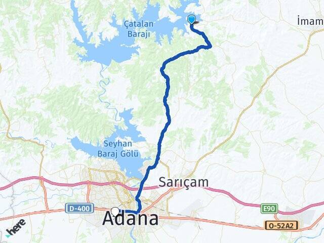 Malıhıdırlı Adana Havalimanı Arası Kaç Km - Yol Tarifi