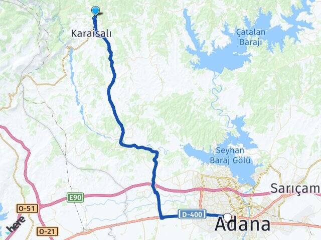 Aşağıyörükler Adana Havalimanı Arası Kaç Km - Yol Tarifi