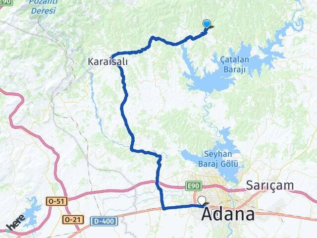 Hacımusalı Adana Otogarı Arası Kaç Km - Yol Tarifi