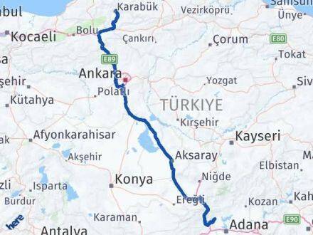Karaisalı Karabük Arası Kaç Km - Yol Tarifi
