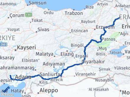 Karaisalı Kars Arası Kaç Km - Yol Tarifi