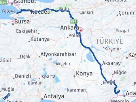 Karaisalı Yalova Arası Kaç Km - Yol Tarifi