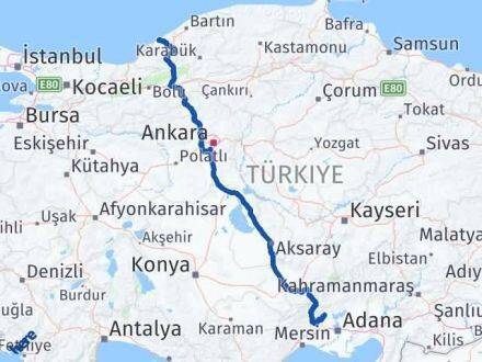 Karaisalı Zonguldak Arası Kaç Km - Yol Tarifi