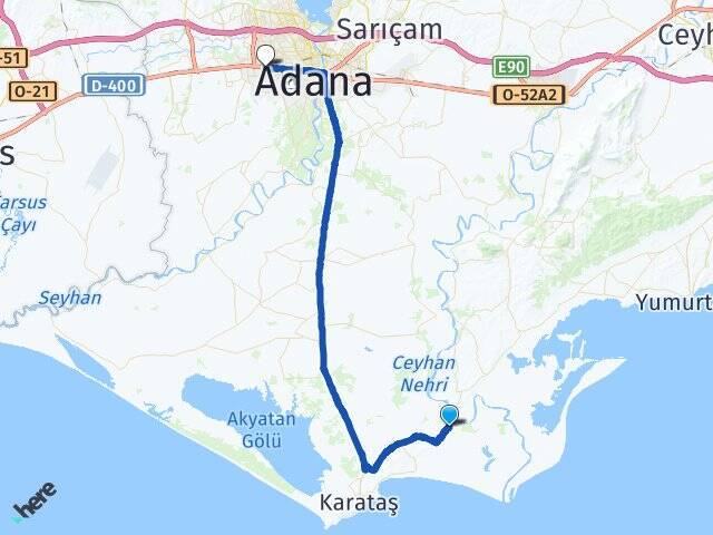 Bebeli Adana Otogarı Arası Kaç Km - Yol Tarifi