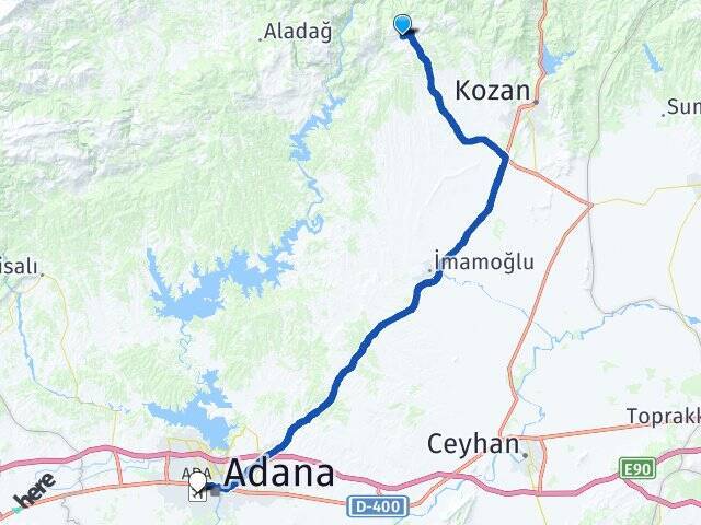 Akdam Adana Havalimanı Arası Kaç Km - Yol Tarifi