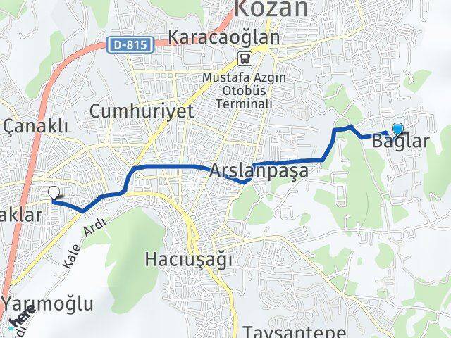 Bağlar Şevkiye Arası Kaç Km - Yol Tarifi