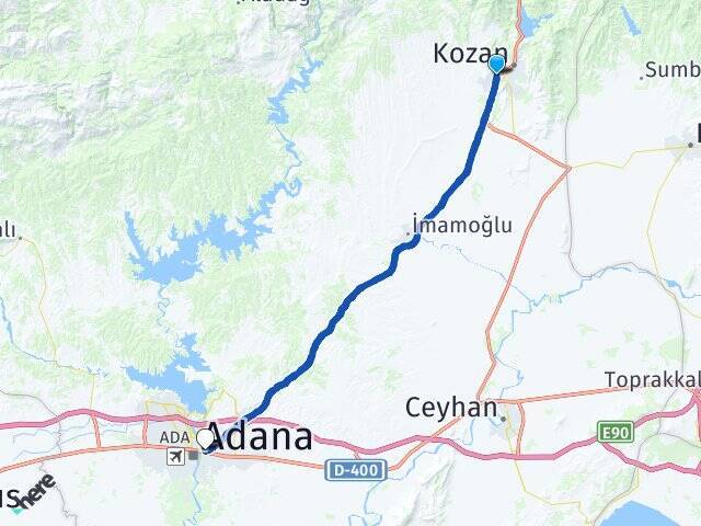 Çanaklı Yüreğir Otogarı Arası Kaç Km - Yol Tarifi