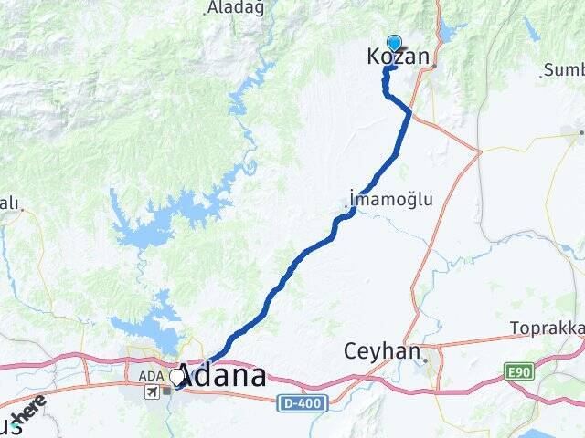 Duraluşağı Yüreğir Otogarı Arası Kaç Km - Yol Tarifi