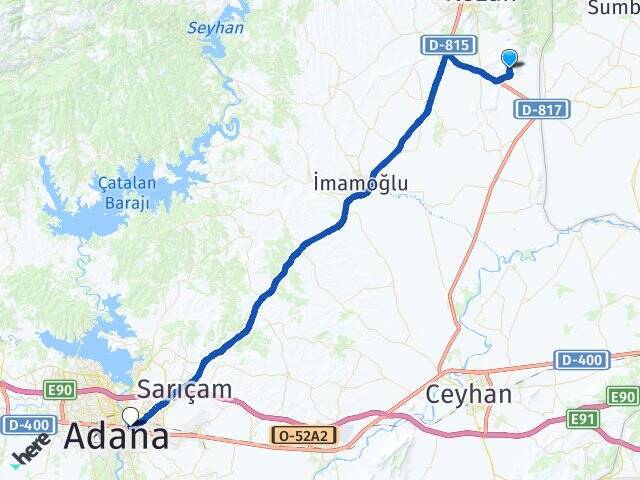 Kuyuluk Yüreğir Otogarı Arası Kaç Km - Yol Tarifi