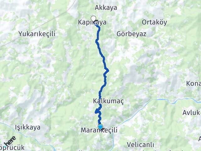 Marankeçili Kapıkaya Arası Kaç Km - Yol Tarifi
