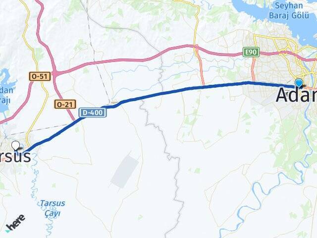 Adana Merkez Park 82evler Arası Kaç Km - Yol Tarifi