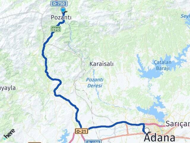 Gökbez Adana Otogarı Arası Kaç Km - Yol Tarifi