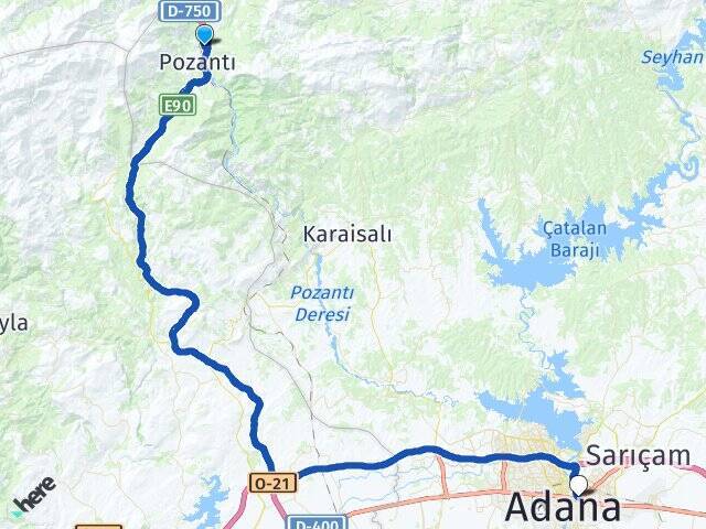 Gökbez Yüreğir Otogarı Arası Kaç Km - Yol Tarifi