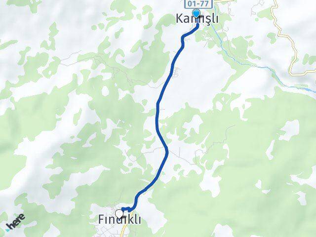 Kamışlı Fındıklı Arası Kaç Km - Yol Tarifi