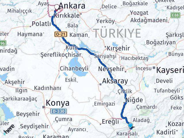 Yenikonacık Ankara Arası Kaç Km - Yol Tarifi