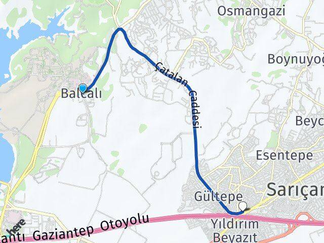 Balcalı Sarıçam Arası Kaç Km - Yol Tarifi