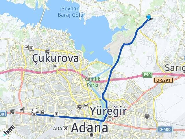 Çarkıpare Adana Otogarı Arası Kaç Km - Yol Tarifi