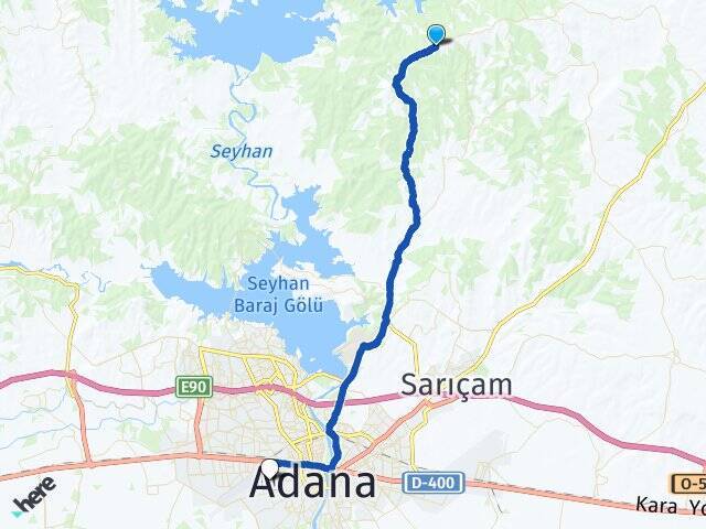 Eğeciuşağı Adana Havalimanı Arası Kaç Km - Yol Tarifi