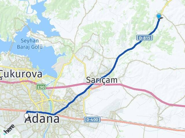 Mustafalar Adana Havalimanı Arası Kaç Km - Yol Tarifi