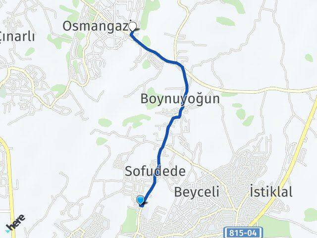 Osmangazi Ertuğrulgazi Arası Kaç Km - Yol Tarifi
