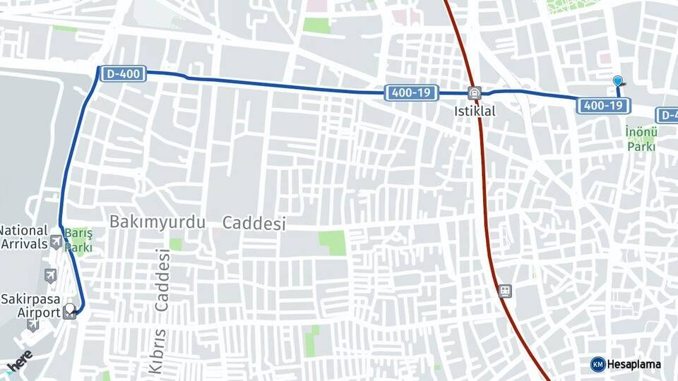Adana Seyhan Adana Havalimanı Arası Kaç Km - Yol Haritası