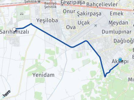 Akkapı Sarıhamzalı Arası Kaç Km - Yol Tarifi