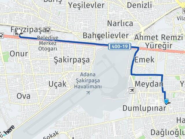 Gülpınar Adana Otogarı Arası Kaç Km - Yol Tarifi