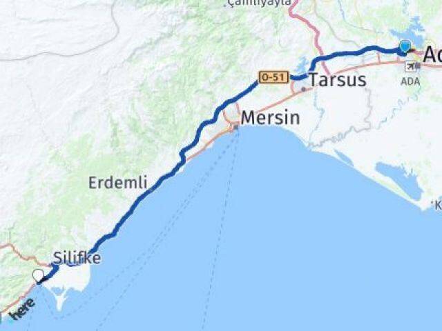 Gürselpaşa Taşucu Arası Kaç Km - Yol Tarifi