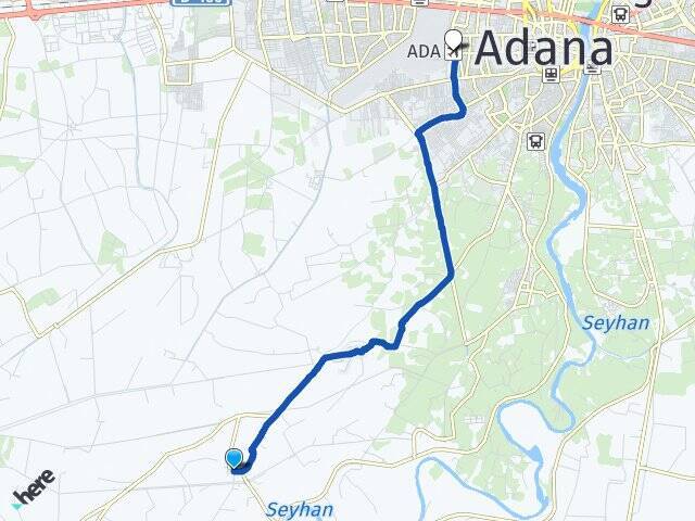 Kayışlı Adana Havalimanı Arası Kaç Km - Yol Tarifi