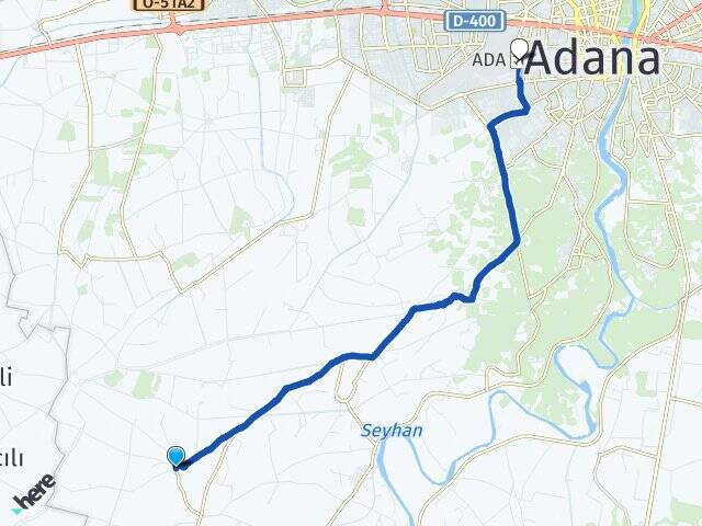 Köylüoğlu Adana Havalimanı Arası Kaç Km - Yol Tarifi
