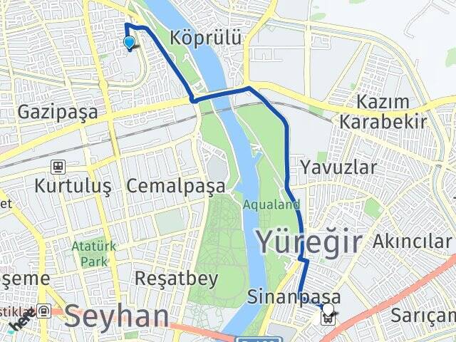 Ziyapaşa Yüreğir Otogarı Arası Kaç Km - Yol Tarifi