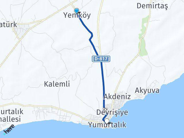 Yeniköy Ayas Arası Kaç Km - Yol Tarifi