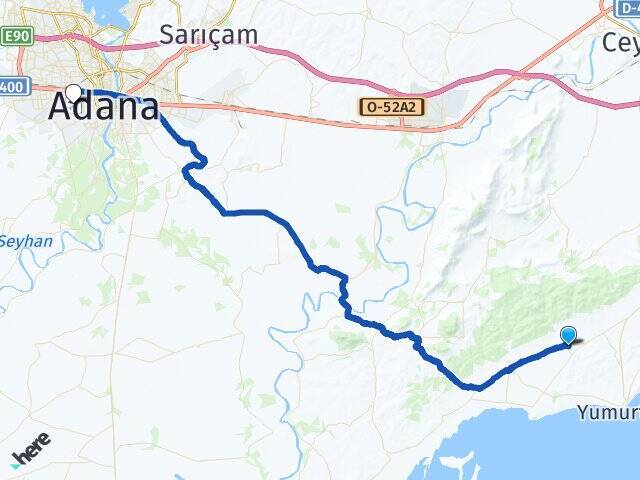 Zeytinbeli Adana Havalimanı Arası Kaç Km - Yol Tarifi