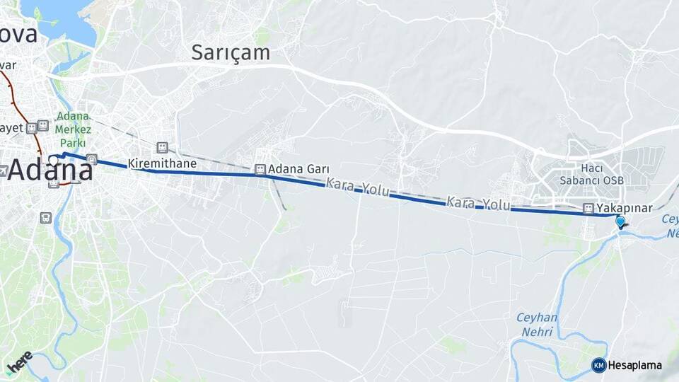Eski Misis Adana Arası Kaç Km - Yol Tarifi