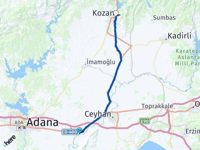 Eski Misis Kozan Arası Kaç Km - Yol Tarifi