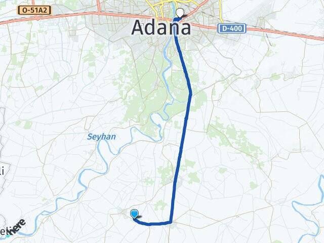 Hacıali Yüreğir Otogarı Arası Kaç Km - Yol Tarifi
