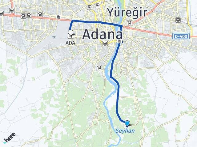 Havutlu Adana Havalimanı Arası Kaç Km - Yol Tarifi