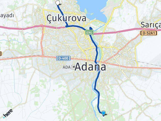 Havutlu Çukurova Arası Kaç Km - Yol Tarifi