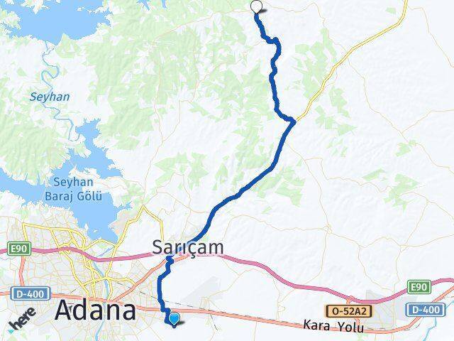İncirlik Cumhuriyet Sarıçam Arası Kaç Km - Yol Tarifi