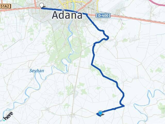 Şahinağa Adana Otogarı Arası Kaç Km - Yol Tarifi