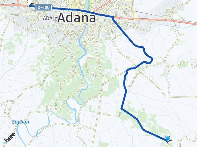 Şeyhmurat Adana Otogarı Arası Kaç Km - Yol Tarifi